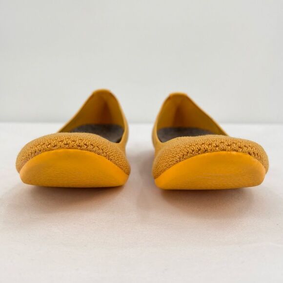 Allbirds Knit Tree Breezers Thrive Yellow Renewable Slip On Ballet Flats Size 6 - Picture 4 of 14